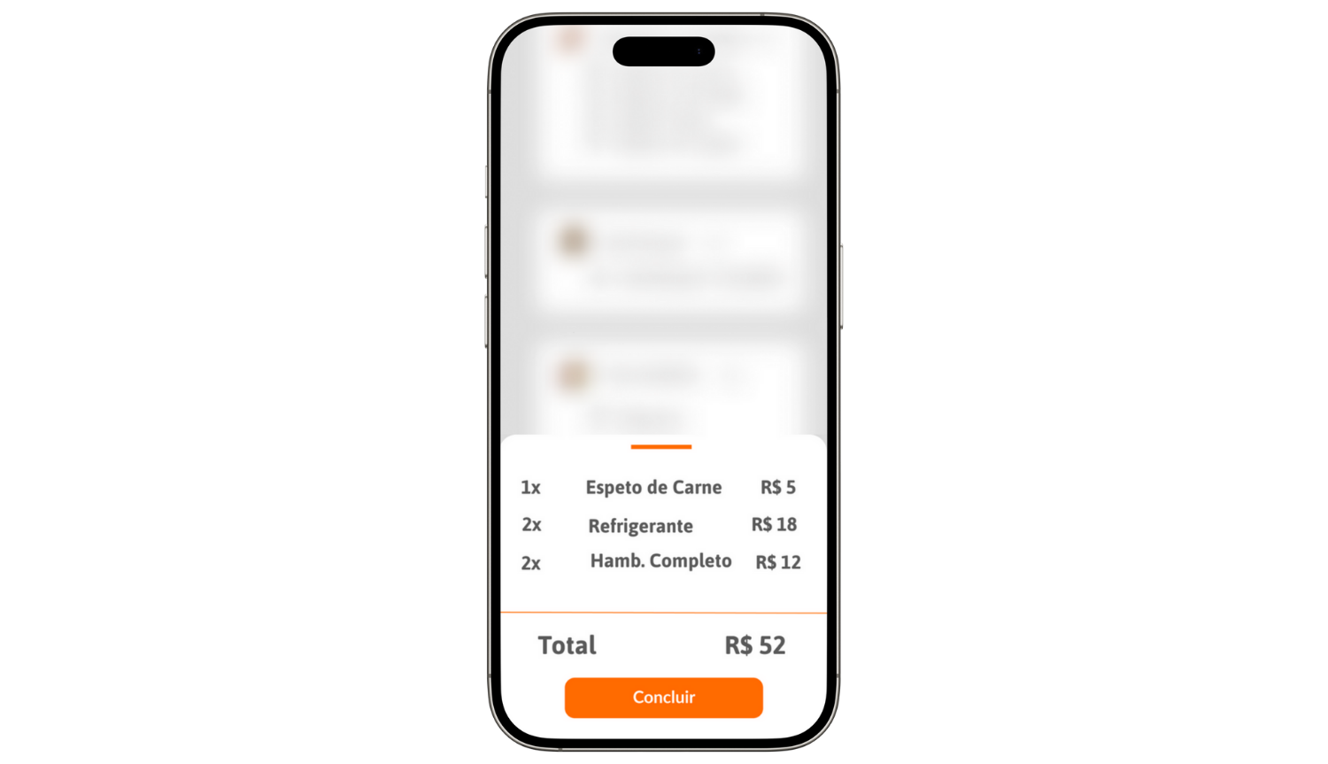 Screenshot da tela de Vendas