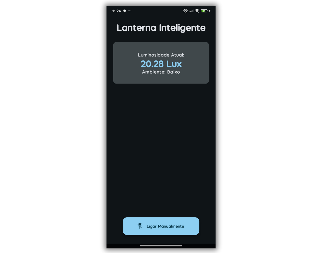 Modo Escuro, Lanterna Desligada