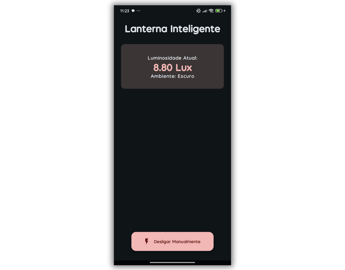 Mockup de Lanterna Inteligente