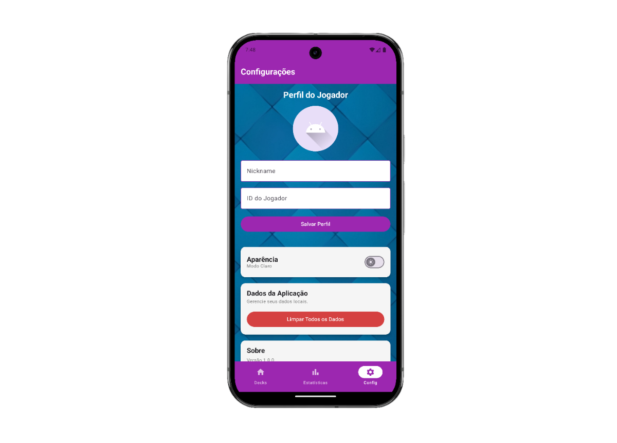 Screenshot do Dashboard da Arena