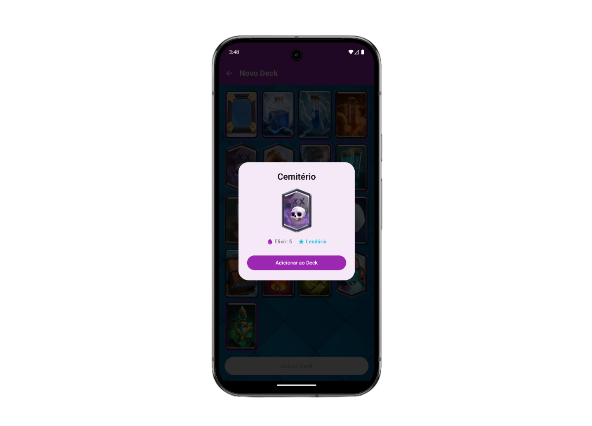 Screenshot do Dashboard da Arena